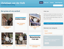 Tablet Screenshot of christiaanvdkolk.nl